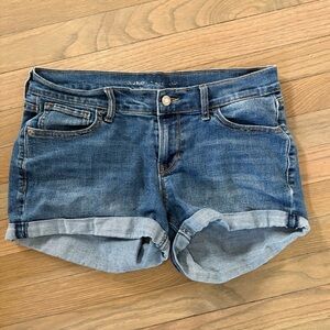 Old Navy Dark Wash Denim Shorts - Size 4